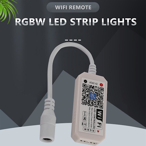 RGBW LED-remsa-styrenhet, Bluetooth WiFi-appstyrd, dimmerkontroll för Android/IOS-system