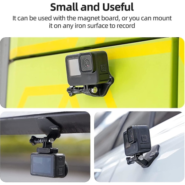 Magnetisk Snabbkoppling för Actionkamera för GoPro Hero Insta360 Dji, Bröstfäste med Snabbfrisläppande Halsrem