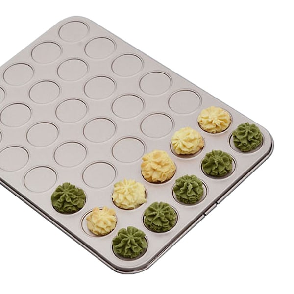 35 hulrom Non-stick Macaroon Biscuits Cookie Bakeware For Oven Baking Kitchen