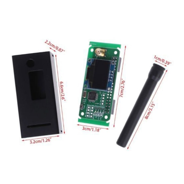 Mmdvm Hotspot-expansionskort för Raspberry Pi P25 Dmr Ysf Dstar med antenn