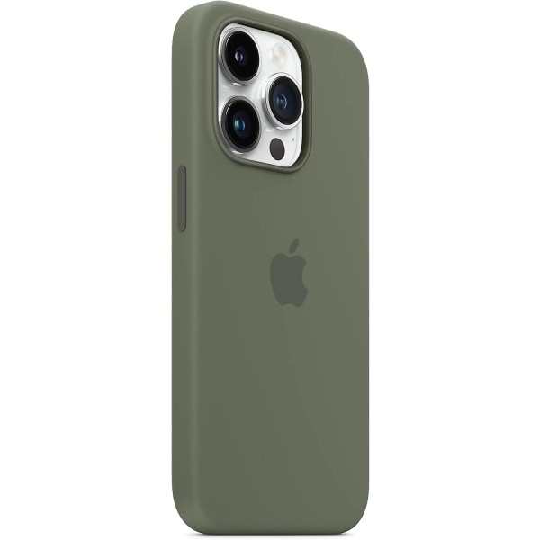 Silikondeksel med MagSafe til iPhone 14 Pro - Oliven