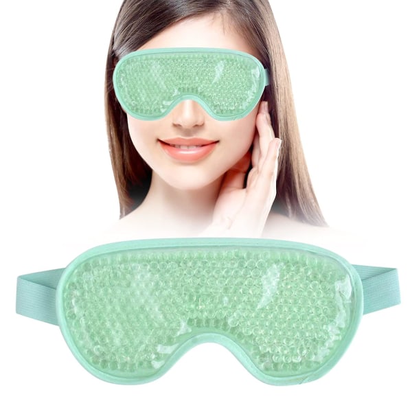 Cooling Eye Mask, Eye Gel Mask Cooling Pads Gel Ögonmask för ögonen, idealisk för lunchrasten på skolkontoret eller för att avlasta på natten