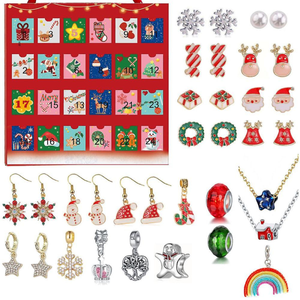 Charmi-rannekoru Joulukalenteri Advent Blind Box Korut Joulu
