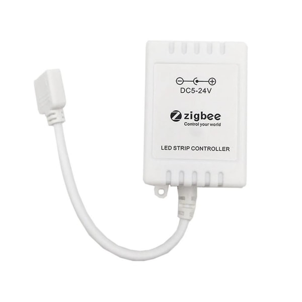 Tuya Zigbee Smart Led-kontroller Rgbcw för ljusremsa 5v-24v kompatibel Zha Zigbee2mqtt Tasmota Ho