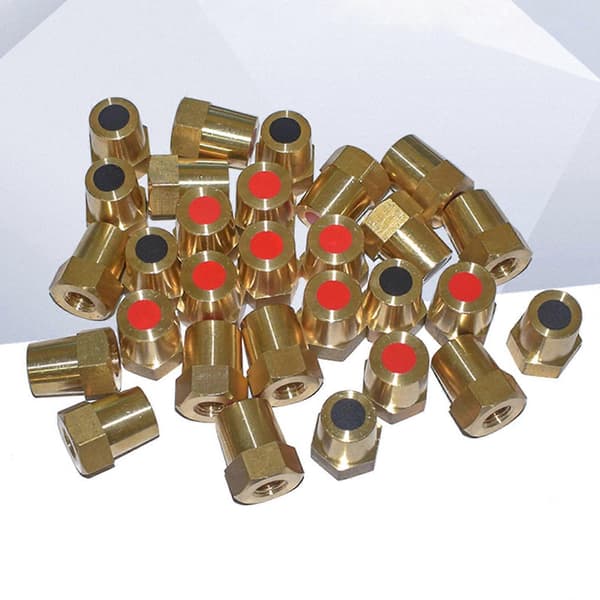 2 stk Positive Negative M10 M6 M8 Intern Gjenget Messing Batteri Stud Kontakt m8