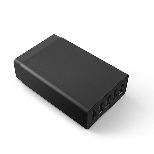 6-porters 60W USB-nettlader - Vegglader med PowerIQ-teknologi, Reiseadapter for smarttelefoner