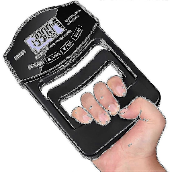 Caraele Grip Strength Tester, 396lbs/180kg Digitaalinen Käden Dynamometri Grip Voimamittari Usb Lcd Näyttö Käsi