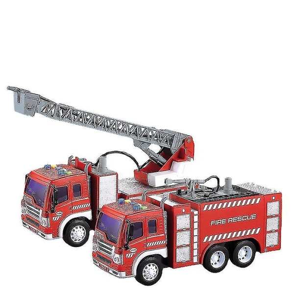 Fire Engine Toy,fire Truck Toy,inertial Cars,fire Truck Toy Emergency Rescue Truck With Lights And Sounds,educational Toy