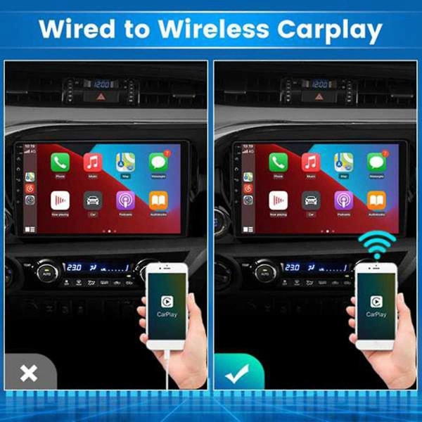 Langaton Carplay-sovitin Dongle Box Yleismaailmallinen Auton Android-stereot Gps Ai Box Älykäs Auton Box