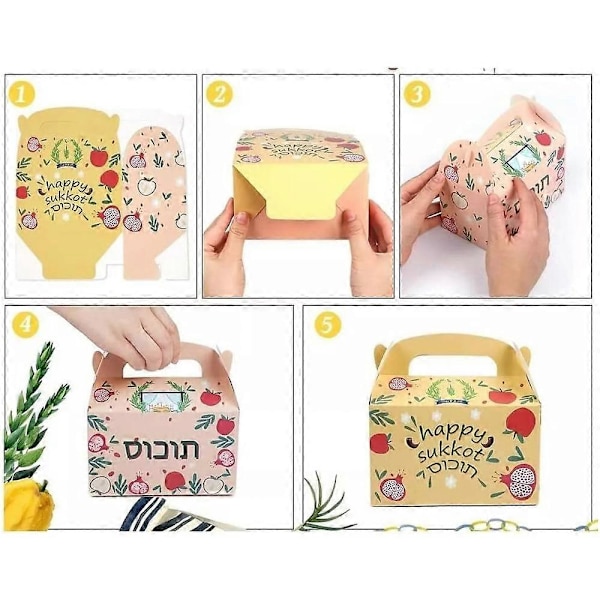 Onnellinen Sukkot -lahjalaatikot, Onnellinen Sukkot -juhlan koristeluherkkujen laatikot
