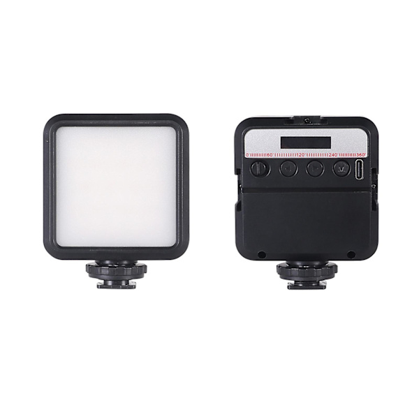 RGB videolys for fotografering, belysning for DSLR-kameraer med LCD-skjerm