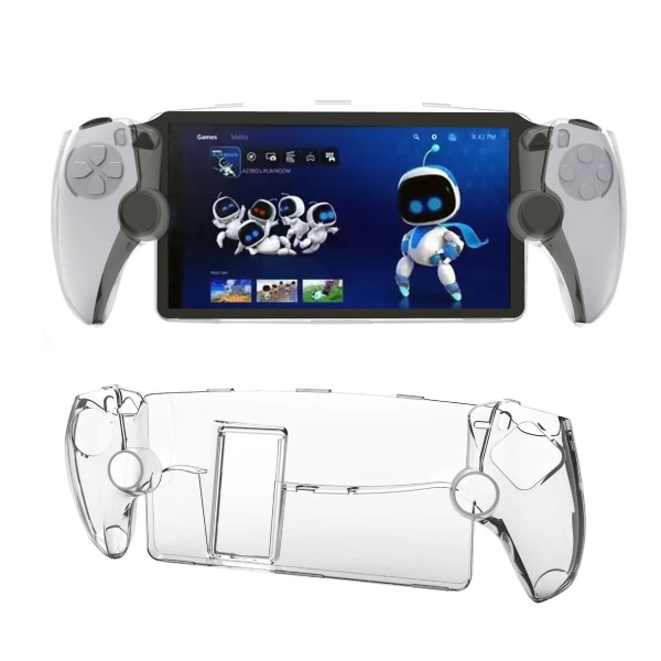 Genomskinligt hårt fodral för PS Portal-kontroller, kompatibelt med Playstation Portal Remote Player Handheld Game Console