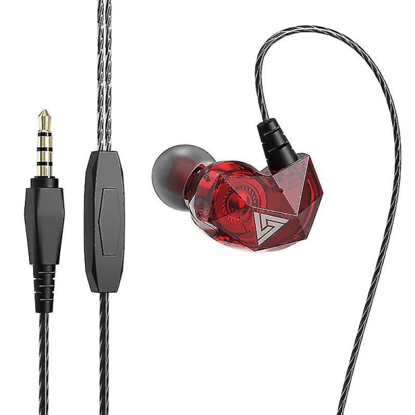 3,5 mm kablede hodetelefoner In-ear ørepropper Musikkhodetelefoner Sportshodesett med mikrofon