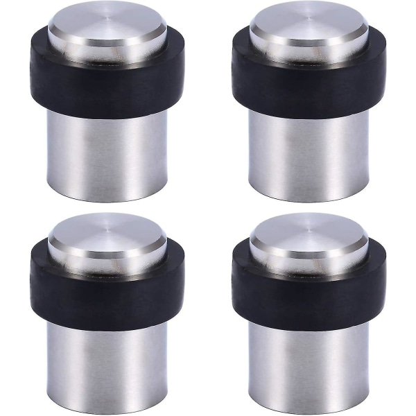 Gulvstopper 4,5 cm rustfritt stål dørstopper dørstopper (4 stk)