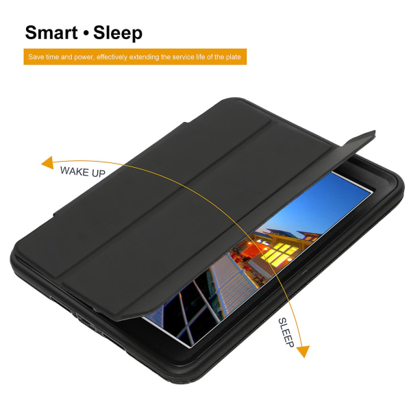 Tungt stötsäkert defensivt case Smart cover för Ipad 2 3 4 Mini Air 9,7"