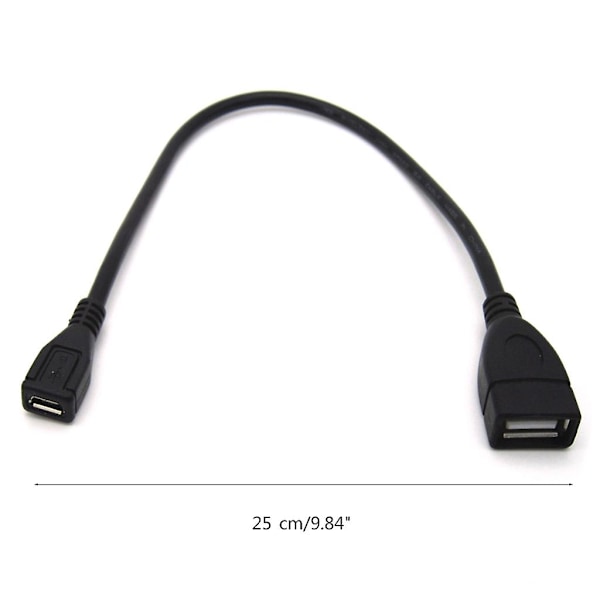 Usb 2.0 naar Micro Usb vrouwelijke kabel data-overdracht converter voor telefoon