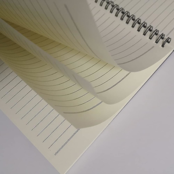 Spiralblock Spiral Journal Linjerad B5 Hård Kraft Omslag Wire Bound Notebook Ruled 70 Ark (140 Sidor) 10,5 X 7,3 (brun, 1 Pack)