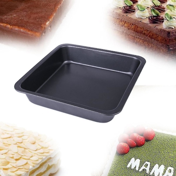9-tommers kulstofstål browniepande kompatibel med madlavning Bagegrej Perfekt gave