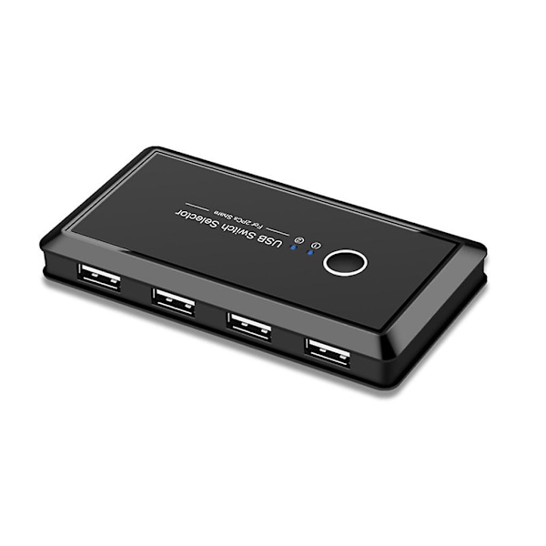 Kvm-kytkin Usb 2.0 -kytkinvalitsin 4 porttia ulos 2 tietokonetta sovitin Hub