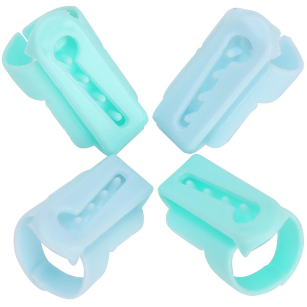 Plastfingerborg för stickning - 4 st/set för tröjor, ullgarnssybehör
