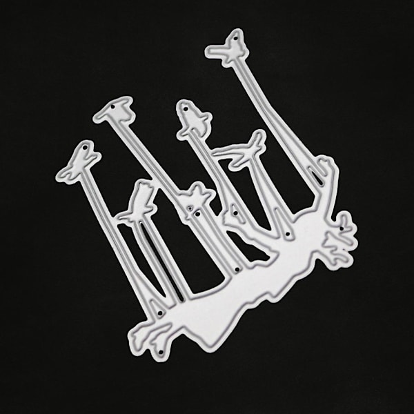 Flyvende pige metal skæredør stencil scrapbooking DIY album stempel papir kort prægning