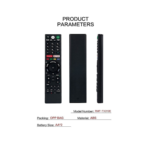 Rmf-tx300e Rmf-tx310e Röst Tv Fjärrkontroll Ersättning För Serie För 4k Ultra Hd Smart Led Tv R