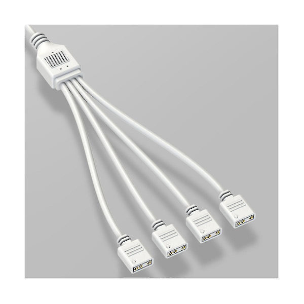5v 3-bens computer bundkort forlængerkabel 1 hub kabelforbindelse forlængerkabel Argb splitter, B