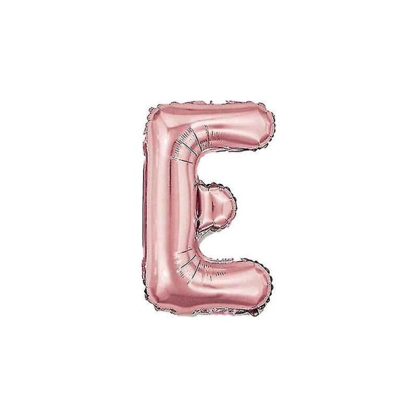 16 tums roséguld färg aluminiumfilm A-z brevballong för födelsedagsjubileumsexamen