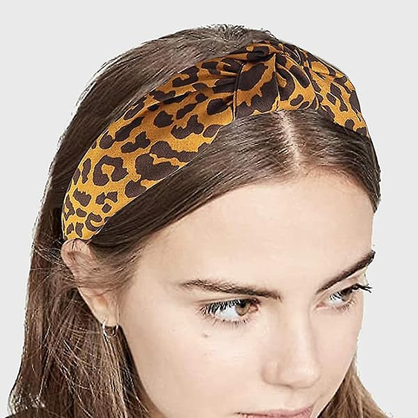 Hodebånd Cheetah Hodebånd For Kvinner Leopard Knutet Hodebånd