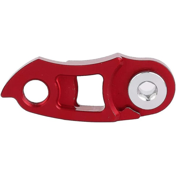 Bike Bicycle Rear Derailleur Hanger, Aluminum Bicycle Rear Derailleur Hanger Extension Gear Frame Tail Hook Extender(red)