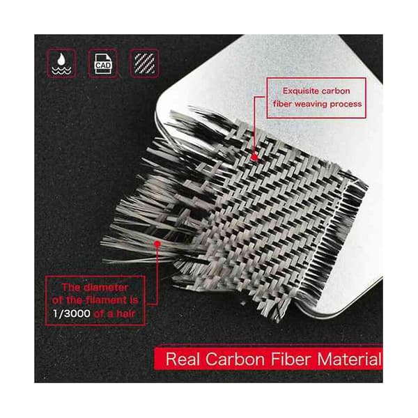 5-pack kolfiber bilinstrumentbrädesdekaler interiör för 2015-2019