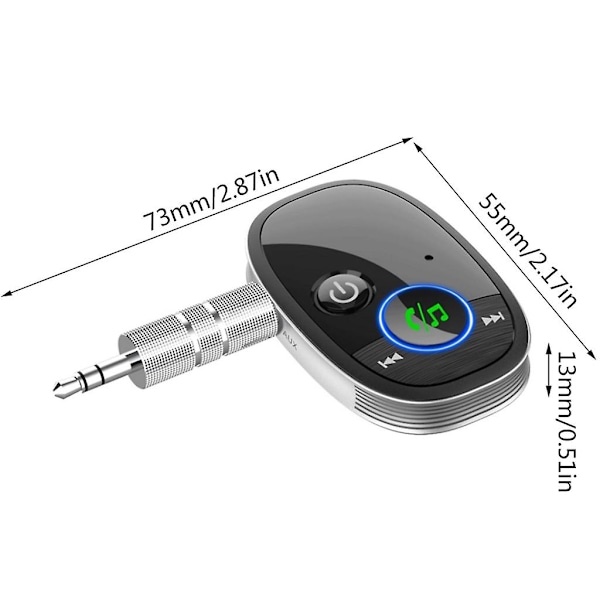 2 i 1 trådlös PC USB-ljudadapter Mini Bluetooth-kompatibel 5.0-sändare