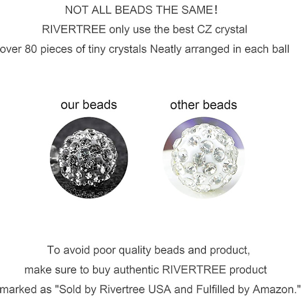 Sterling Sølv 925 Pave Krystal Diskobold Ørestik 8mm Shamballa Glitrende Cz Diamant Til Kvinder Rivertree