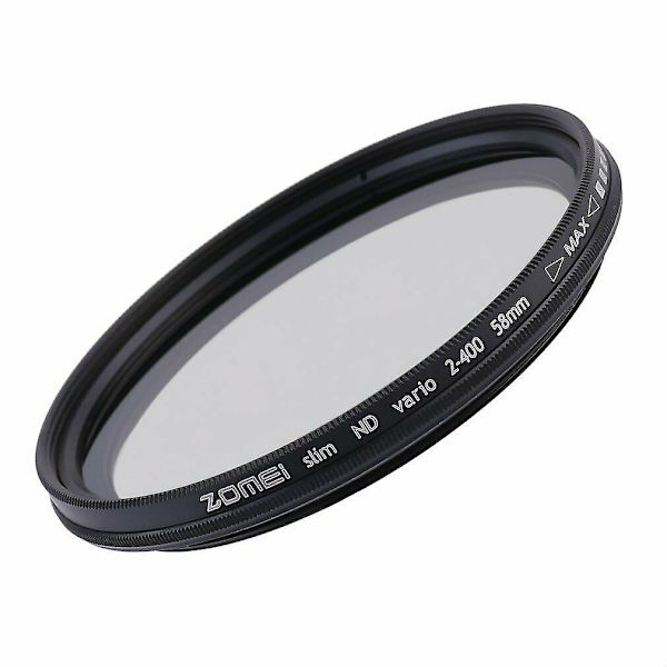 Zomei Justerbar Variabel Neutral Density Filter Fader ND2-ND400 58mm BG