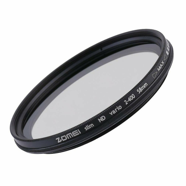 Zomei Säädettävä Muuttuva Neutraalin Tiheyden Suodatin Fader Nd2-Nd400 58mm Bg