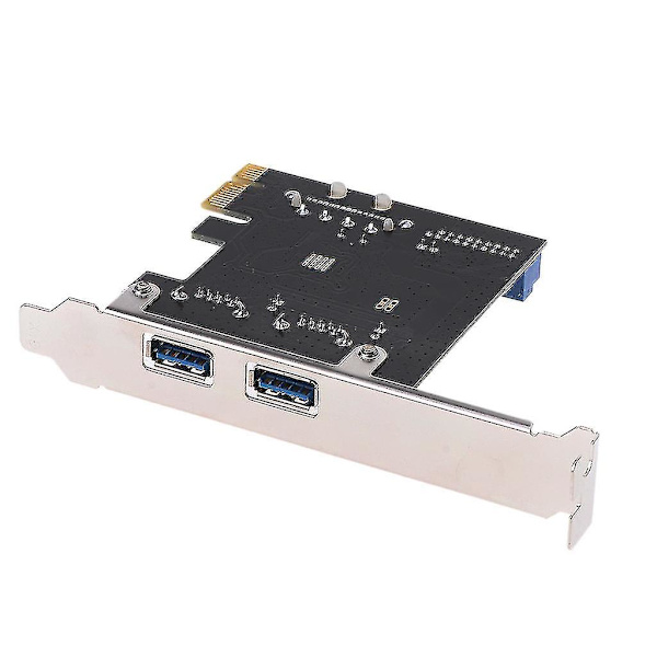 Usb3.0 X2 Pci-e -laajennuskortti, ulkoinen 19-pin Pcie -kortti, 4-pin Ide -virtalähde