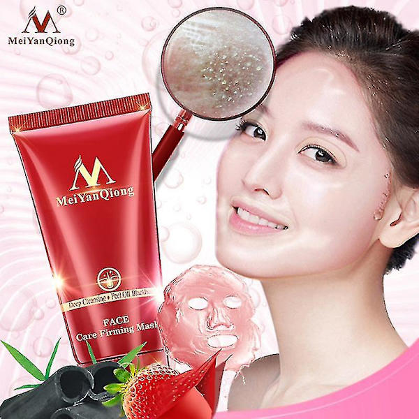Qian Mei Yan Qiong Jing Genomskinlig Ansiktsvax 50g Peel Off Mask Ansiktsbehandling Gå Till Svart
