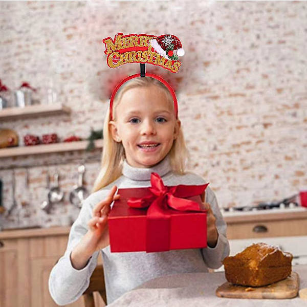 Joulu- ja juhlapyhäpäähine hiuspanta päähine lapsille aikuisille naamiaisiin style 1