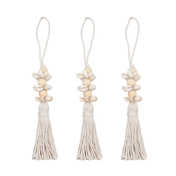 Skalträpärlor Snöre Hänge Tassels För Strandväska Prydnad Diy Hantverk Present