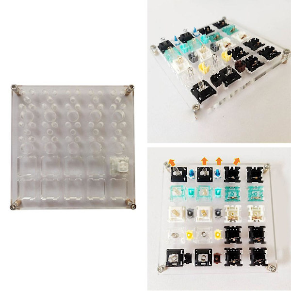 Mekanisk tastatur tilbehør 2-i-1 tastatur Lube Modding Station Platform