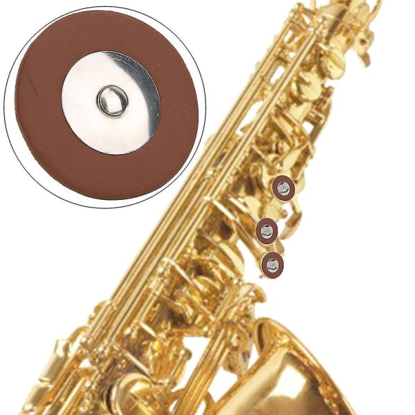 25 stk Multi-størrelse Sax Lær Pads Erstatningssett, For Tenorsaksofon