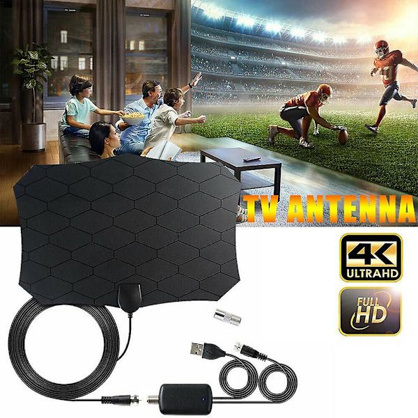 1080p HD-räckvidd 960 mils antenn med förstärkare TV Digital HDTV 4K Skywire inomhus