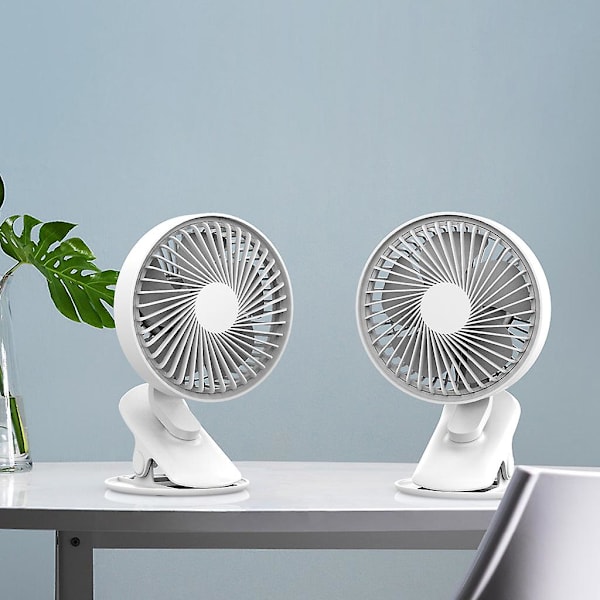 Säädettävä kulma jäähdyttävä pöytätuuletin LED-lämpimällä lampulla 5,5 tuuman pidikkeellä