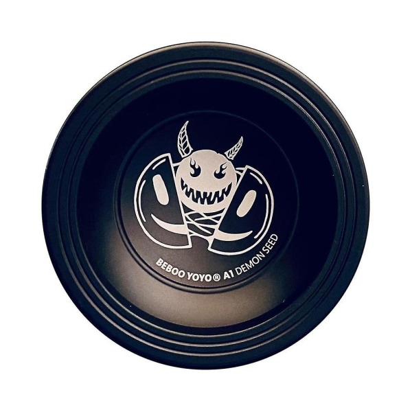 A1 Yoyo, yoyo for nybegynnere, aluminiumyoyo, enkel å returnere og praktisere triks, svart