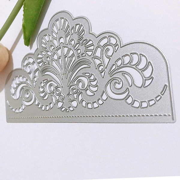3 st inbjudan metallskärverktyg stencil scrapbooking DIY album stämpelpapper kort prägling dekor