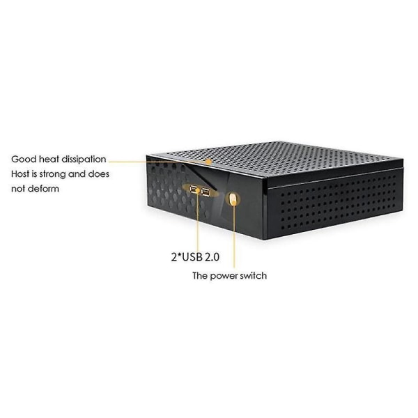 C60 Htpc Datorfodral Mini Liten Chassi Htpc Skrivbord Itx Datorfodral Huvudlåda Hemdator