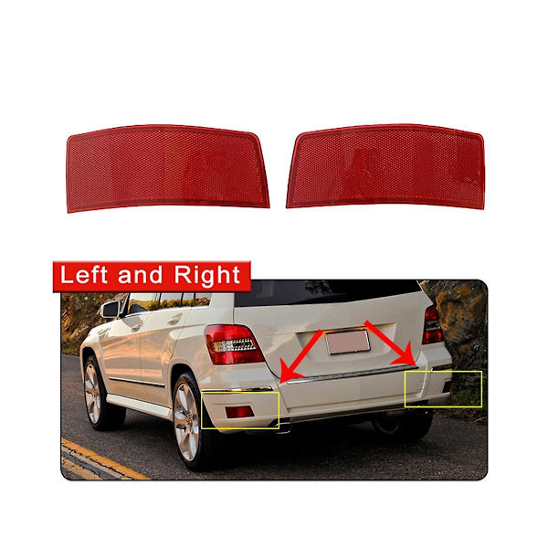 Høyre Bakre Bumper Reflektorlys Trim A2048200174 For -klasse W204/x204 Glk250 Glk300 Glk350 2008-2012