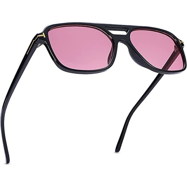 Retro solbriller til mænd og kvinder - UV400-beskyttelse - Store 70'er solbriller i vintage-stil