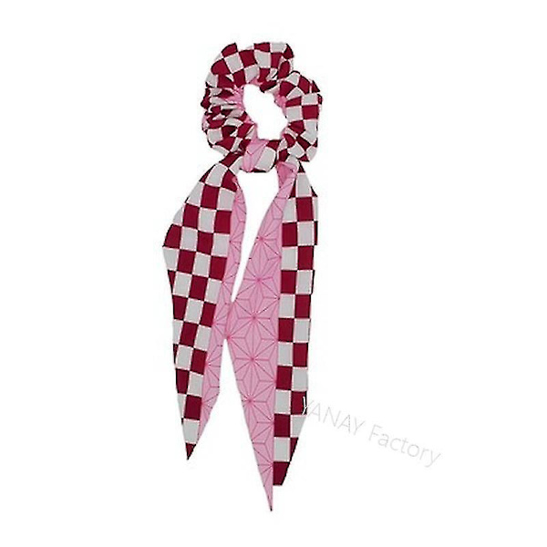 2023 Anime Demon Slayer Cosplay -hiuskoriste, hiuspanta, nauha Nezuko Zenitsu Tanjirou Scrunchies -hiuskoristeet, tyttöjen asusteet iguro obanai