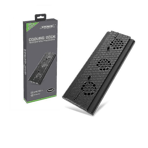 Varmeafledende Vertikal Stativ Base Køle Dock Køleventilator Beslag Til Xbox One X Spilkonsol